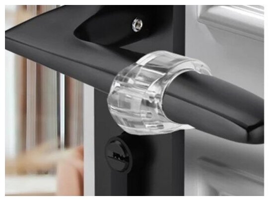 фото Стоппер на ручку "Позитивная штучка", прозрачный 3 шт.