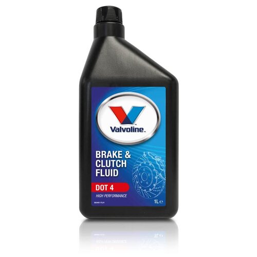 Тормозная жидкость Valvoline Brake & Clutch Fluid DOT 4 синтетическая, 1л