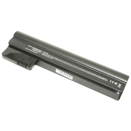 Аккумуляторная батарея для ноутбука HP Compaq Mini 110-3000 (HSTNN-CB1U) 5200mAh OEM черная аккумулятор для ноутбука hp mini 110 3000 cq10 cq10 400 cq10 500 series 10 8v 4400mah 607762 001 hstnn cb1t