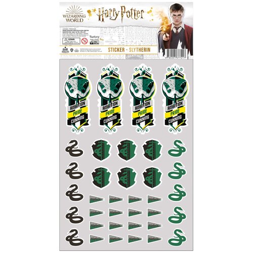 Наклейки Sihir Dukkani: Слизерин (Slytherin) Гарри Поттер (Harry Potter) (ST019) 27 см