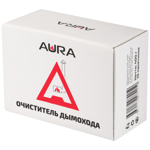 Порошок Aura Очиститель дымохода, 0.4 кг, 10 шт. в уп.