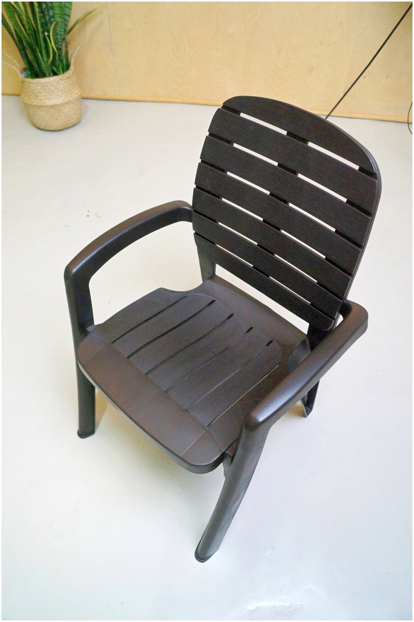 Пластиковое кресло Прованс, Шоколадный, 2 шт - фотография № 7