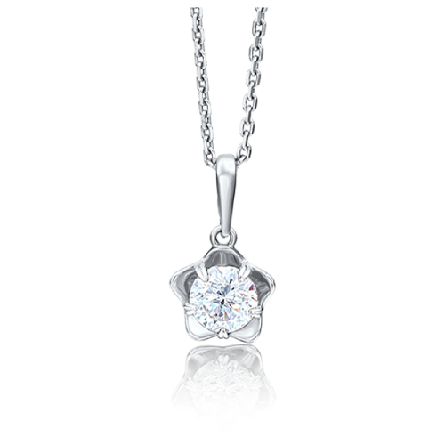 фото Platina jewelry золотая подвеска с вставками swarovski 03-2549-00-501-1120-38