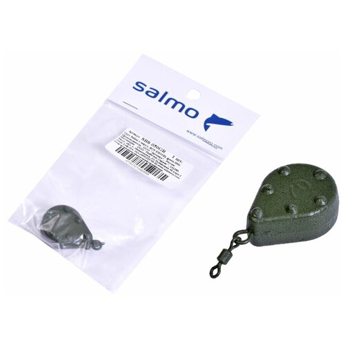 Грузило Salmo с вертл. BUN SWIVEL green 050г багульник болотный побеги 50г