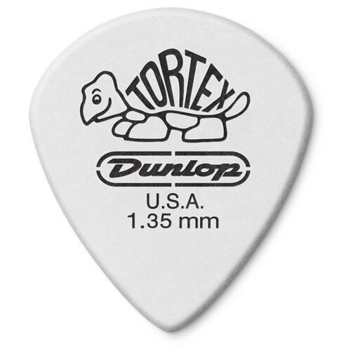 Медиаторы Dunlop 478P1.35 Tortex White Jazz III 1,35 мм набор из 12 шт