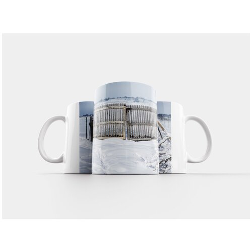 фото Кружка "зима, дверь, снег" 320 мл lotsprints