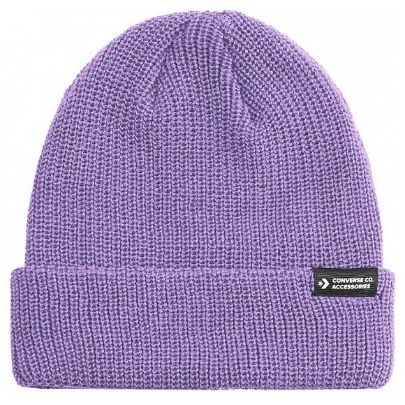 Шапка унисекс Converse Go 2 Beanie 10022128534 сиреневая 