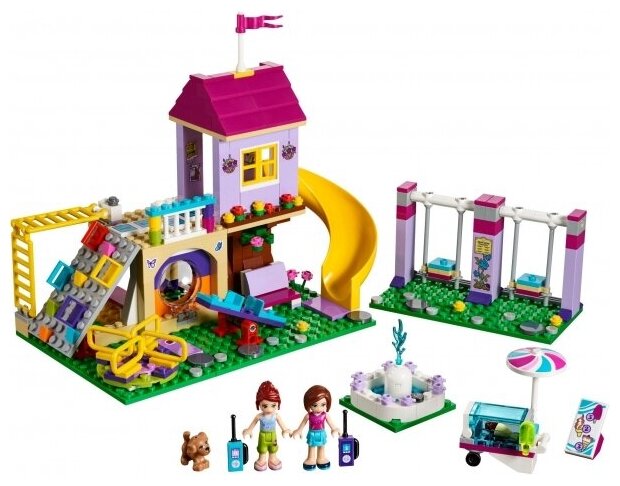 LEGO 41325 Heartlake City Playground - Лего Игровая площадка Хартлейк сити  — купить в интернет-магазине по низкой цене на Яндекс Маркете