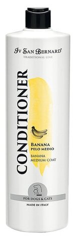 Кондиционер Iv San Bernard Traditional Line Banana для средней шерсти 1 л - фотография № 10