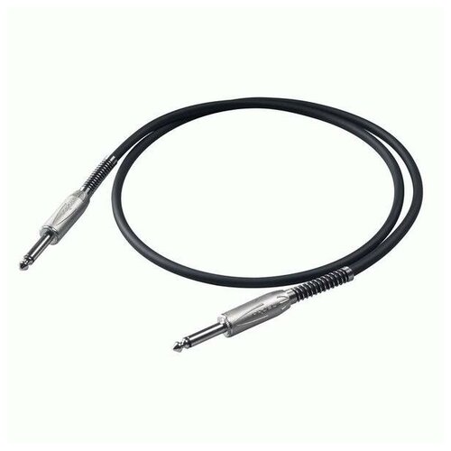 Кабель аудио 1xJack - 1xJack Proel BULK100LU6 6.0m invotone aci1006 r инструментальный кабель 6 3 джек моно