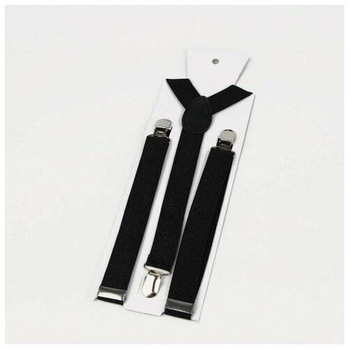 фото Подтяжки взрослые, ширина 2,5 см, цвет чёрный mikimarket