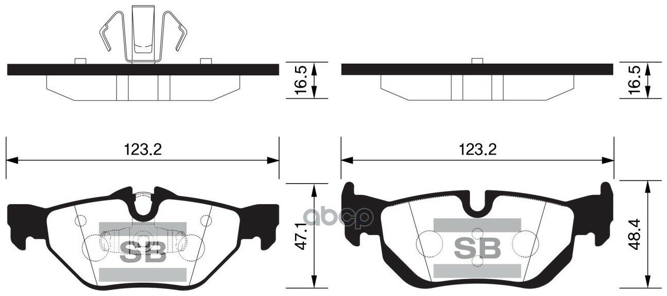 Колодки Тормозные Дисковые SANGSIN SP2158