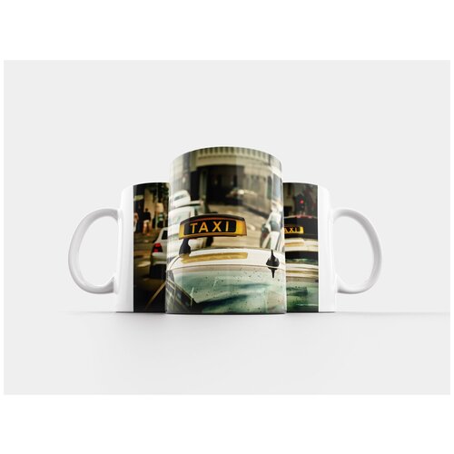 фото Кружка "такси, автомобиль, дорога" 320 мл lotsprints
