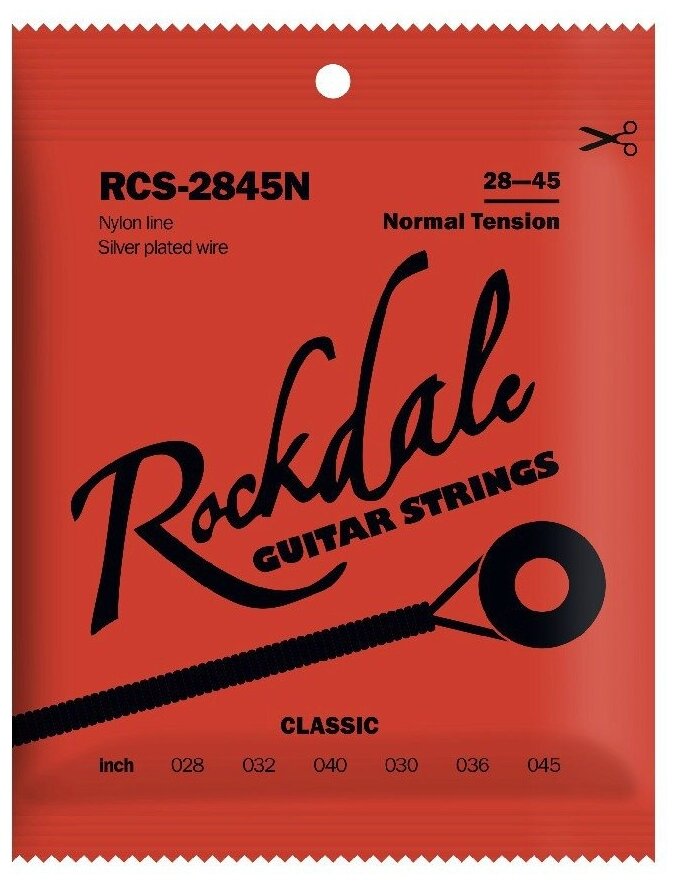 Струны для классической гитары Rockdale RCS-2845N