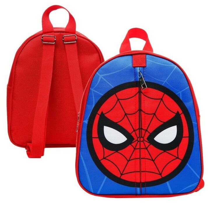 Рюкзак детский, на молнии, 23х27 см, Человек-паук