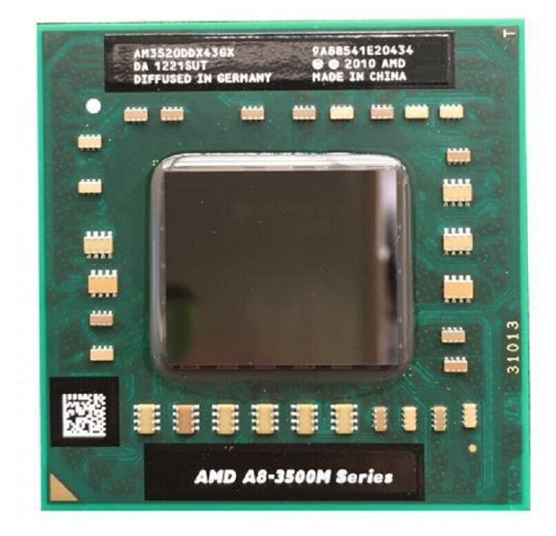 Процессор AMD A8-3520M, AM3520DDX43GX, oem