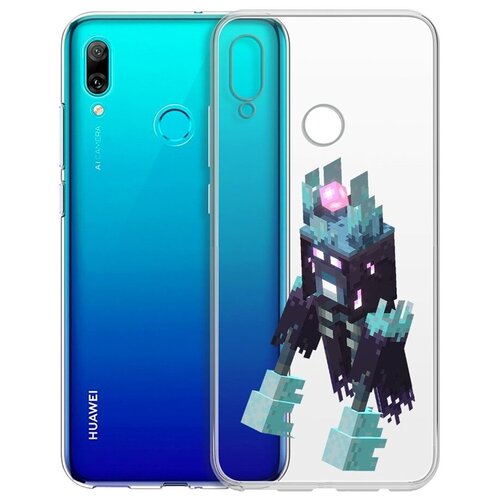 Чехол-накладка Krutoff Clear Case Несчастный Призрак для Huawei P Smart (2019)/Honor 10 Lite (2019) чехол накладка krutoff clear case minecraft несчастный призрак для samsung galaxy a03 core a032
