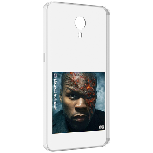 Чехол MyPads 50 Cent - Before I Self Destruct мужской для Meizu M3 Note задняя-панель-накладка-бампер