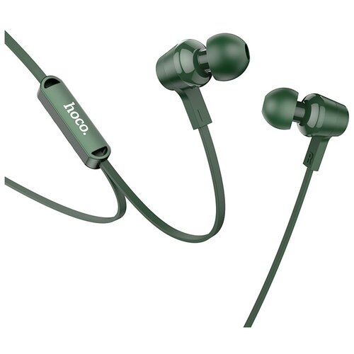 Наушники HOCO M86 Oceanic Jack 35mm 12 м армейский зеленый контроллер с микрофоном 59500₽