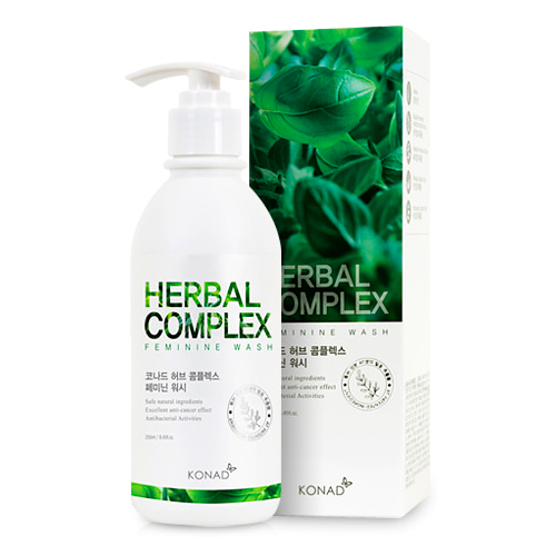 Konad HERB COMPLEX Feminine Wash Очищающее средство для женской интимной гигиены / освежающий и защитный уход , 250 мл