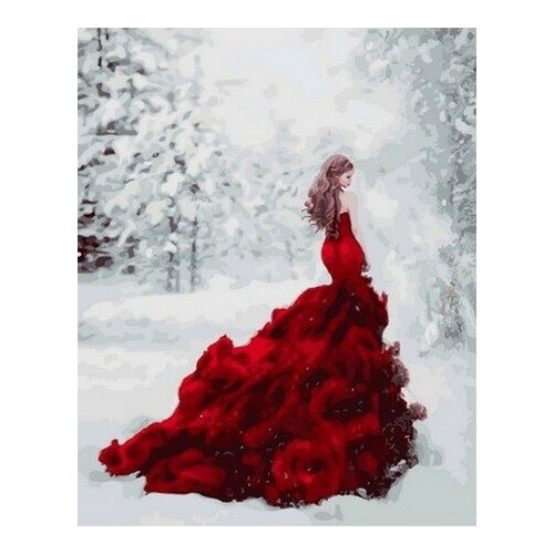фото Огненное платье цветной