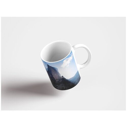 фото Кружка "доломиты, горы, альпы 320 мл. белая" lotsprints