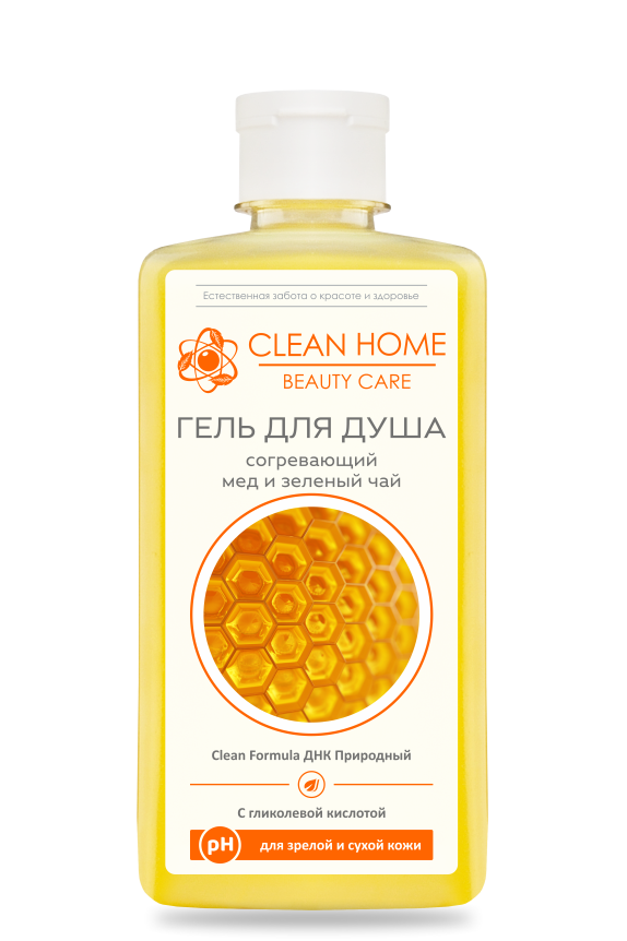 CLEAN HOME BEAUTY CARE Гель для душа Согревающий 350мл флип-топ