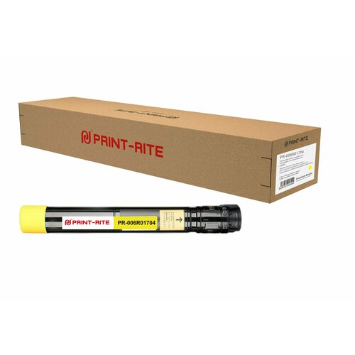 Print-Rite PR-006R01704 картридж лазерный (Xerox 006R01704) желтый 15000 стр картридж printlight 006r01704 желтый для xerox