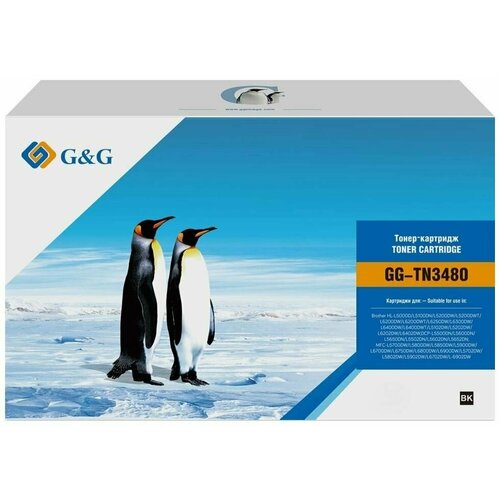 Картридж G&G GG-TN3480 (Brother TN-3480) черный 8000 стр картридж ds dcp l5500dn