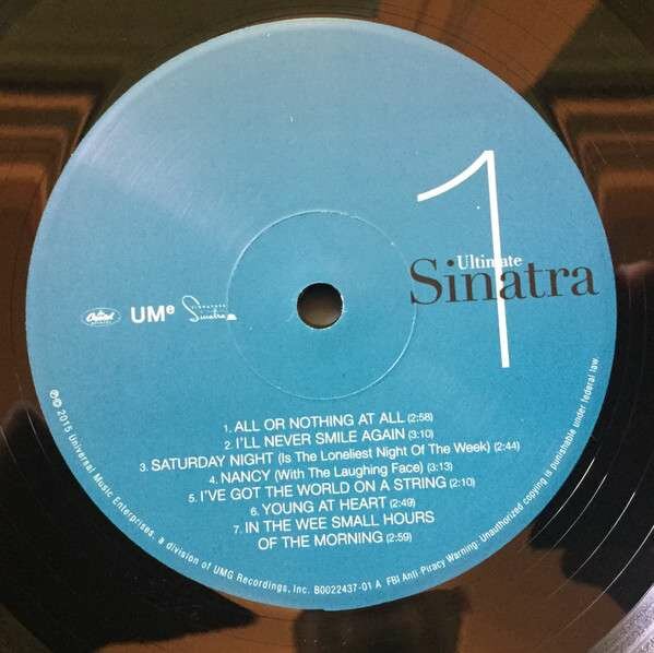 Frank Sinatra Ultimate Sinatra Виниловая пластинка Universal Music - фото №5