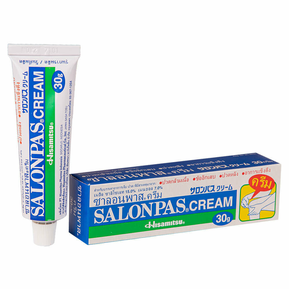 Salonpas Крем от боли в мышцах и суставах, 30 гр