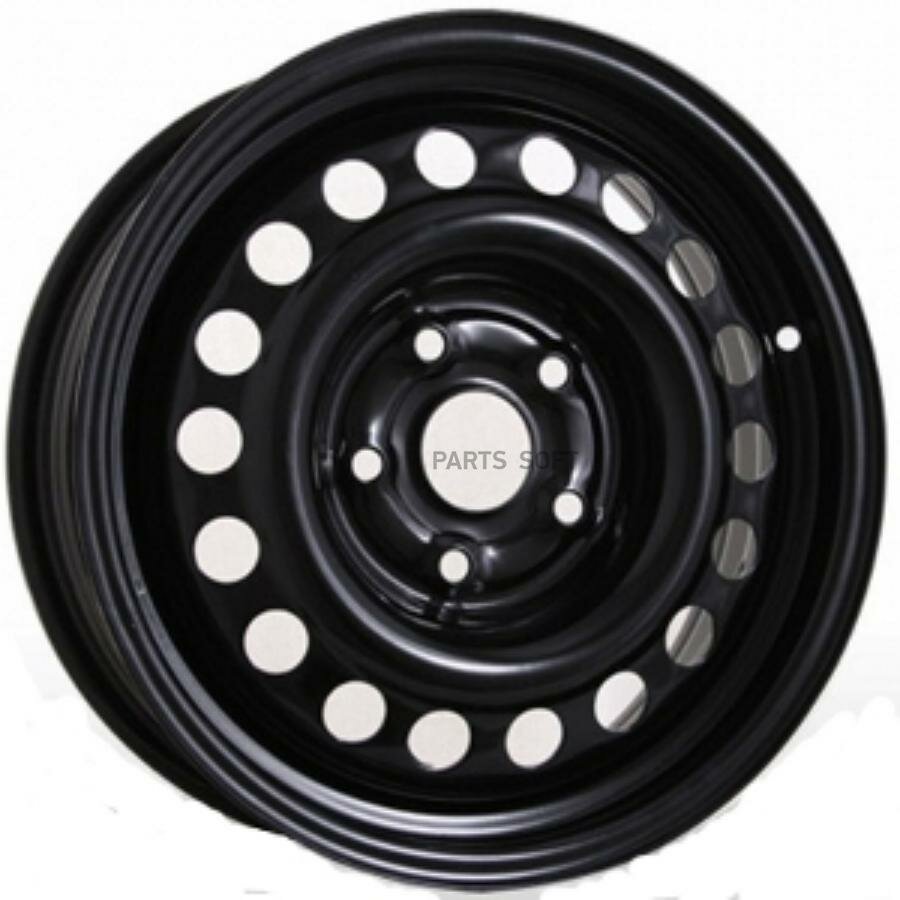 Диск TREBL 6хR15 5х112 ET37 d57,1 black - фото №1