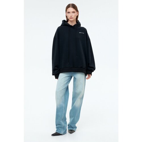 фото Худи shi-shi, размер onesize, черный