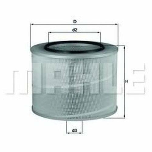 Фильтр воздушный Knecht/Mahle LX 506, 280 мм, 10,5 мм