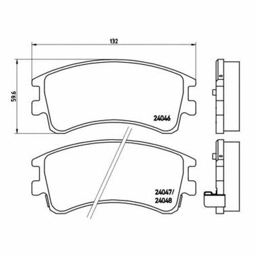 Тормозные колодки Brembo - фото №5