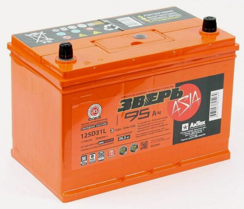 Изображение товара Аккумулятор автомобильный зверь EN930 95 А/ч 930А