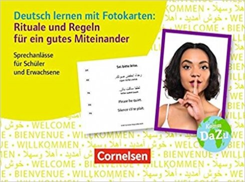 Книга Deutsch lernen mit Fotokarten - Rituale und Regeln fur ein gutes Miteinander / Sp... - фото №1