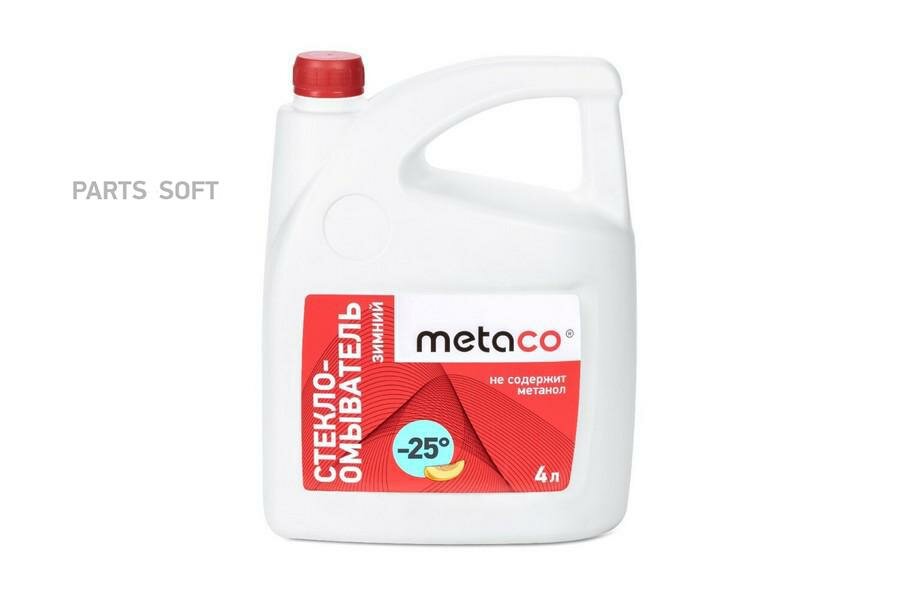 METACO 998-1425 Жидкость омывателя METACO зимняя дыня -25C 4Л