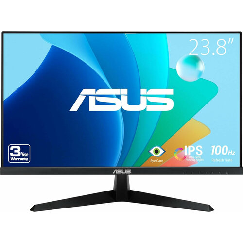 Монитор Asus 23.8 VY249HF черный IPS LED 1ms 16:9 HDMI матовая 1300:1 250cd 178гр/178гр 1920x1080 100Hz FHD 3.4кг монитор asus 23 8 vz24ehe черный ips led 1ms 16 9 hdmi матовая 250cd 178гр 178гр 1920x1080 freesync vga fhd 2 9кг