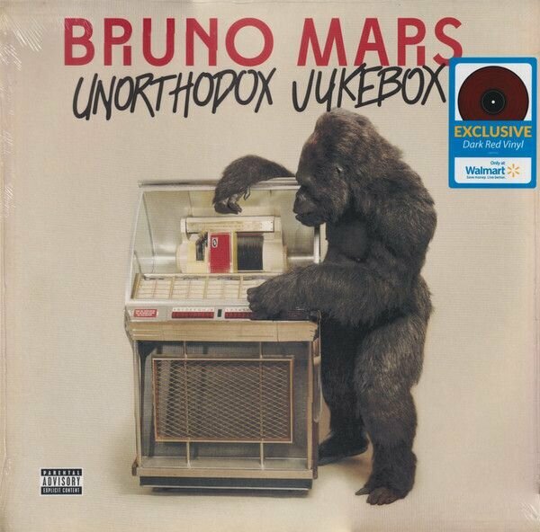 Виниловая пластинка Bruno Mars: UNORTHODOX JUKEBOX - DARK RED VINYL (LP) (color)