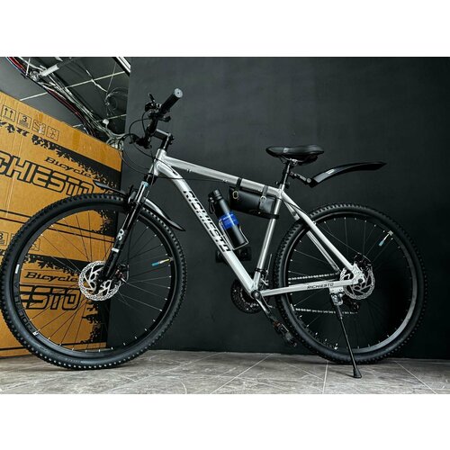 Велосипед 275 Richiesto алюминиевая рама 21 Горный ВзрослыйПодростковый Лёгкий серебристый 2610000₽