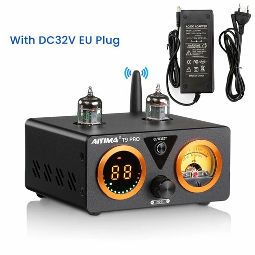 AIYIMA Audio T9 PRO Bluetooth ламповый усилитель 100 Вт 2 with 32V EU plug 14488₽