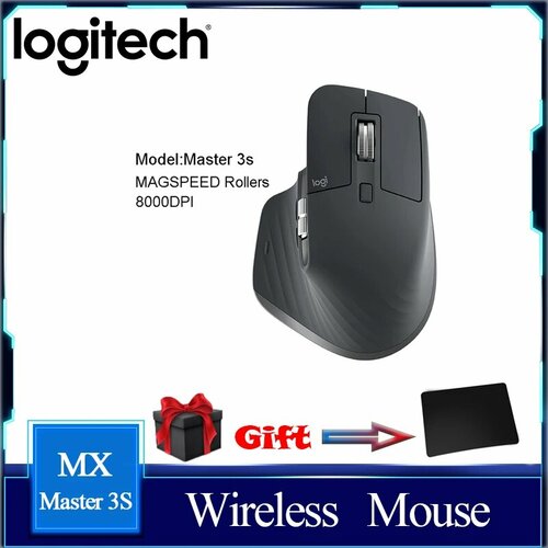Logitech MX Master 3S 24ГГц беспроводная мышь black 8415₽