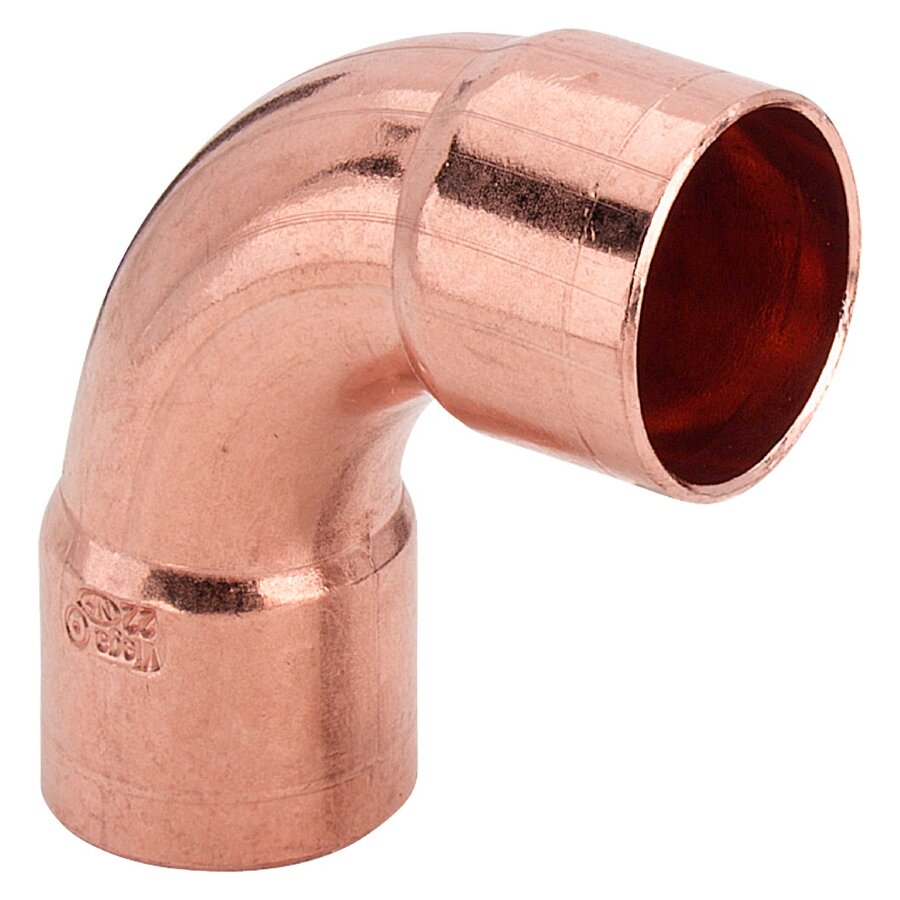 фото Угольник 90° Viega однораструбный медь 35 мм