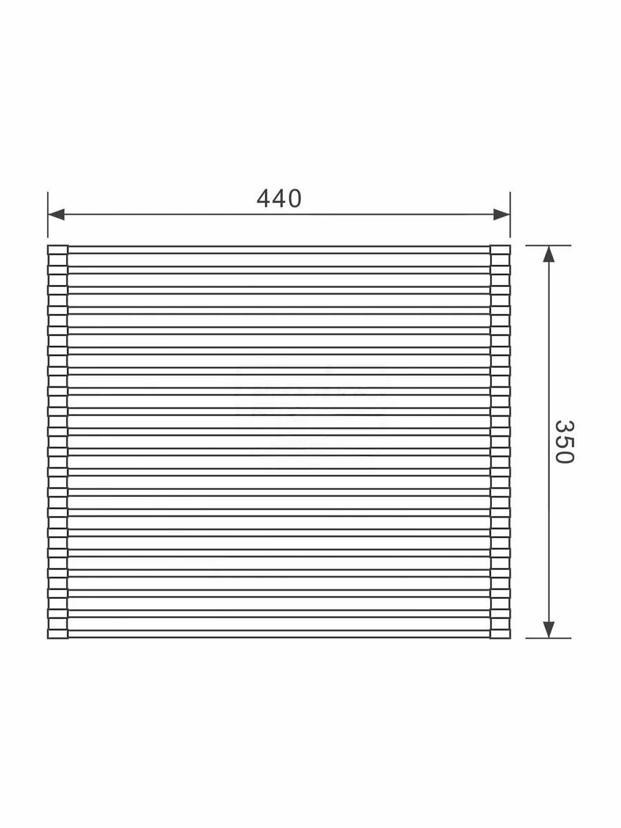 Сушилка для мойки складная Raglo R730.44.03 нержавеющая сталь, сатиновое золото — фото 1