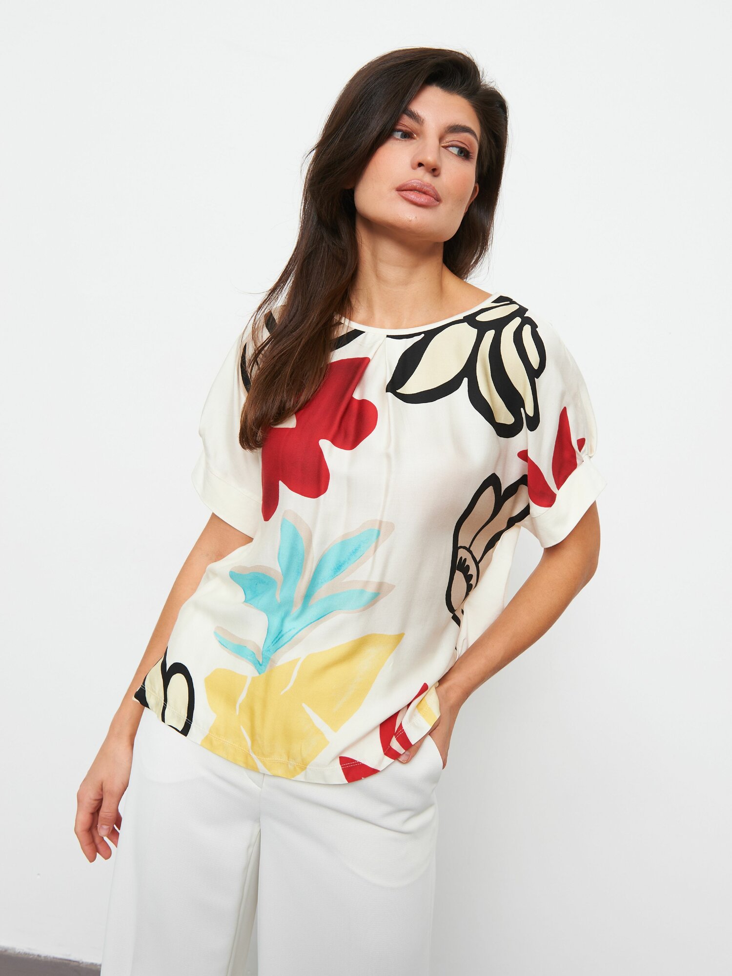 Футболка Gerry Weber, размер 46, бежевый