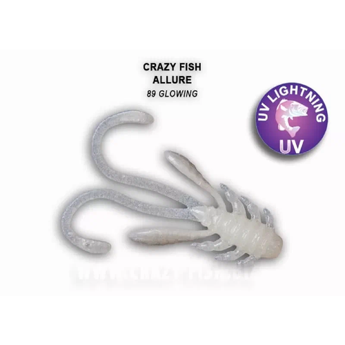 Силиконовая приманка мягкая съедобная Crazy Fish Allure 1.6