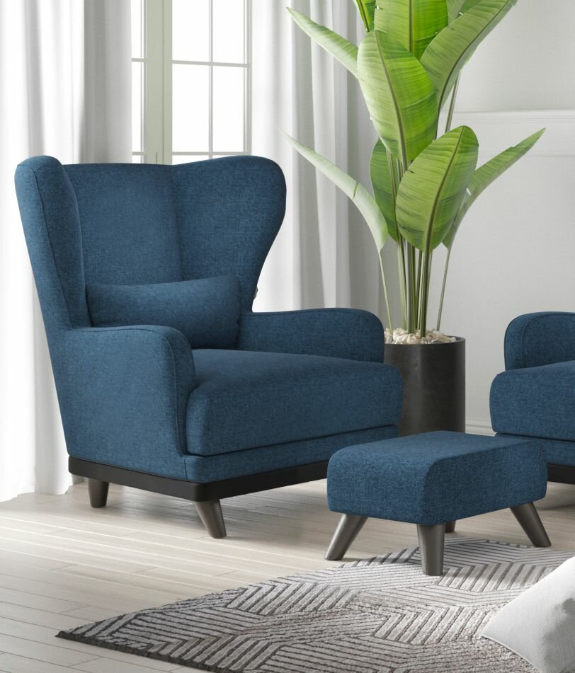 Комплект кресло и пуф Людвиг Dream Lux 19