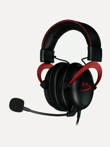 Изображение товара Проводная гарнитура HyperX Cloud II KHX-HSCP-RD красный.