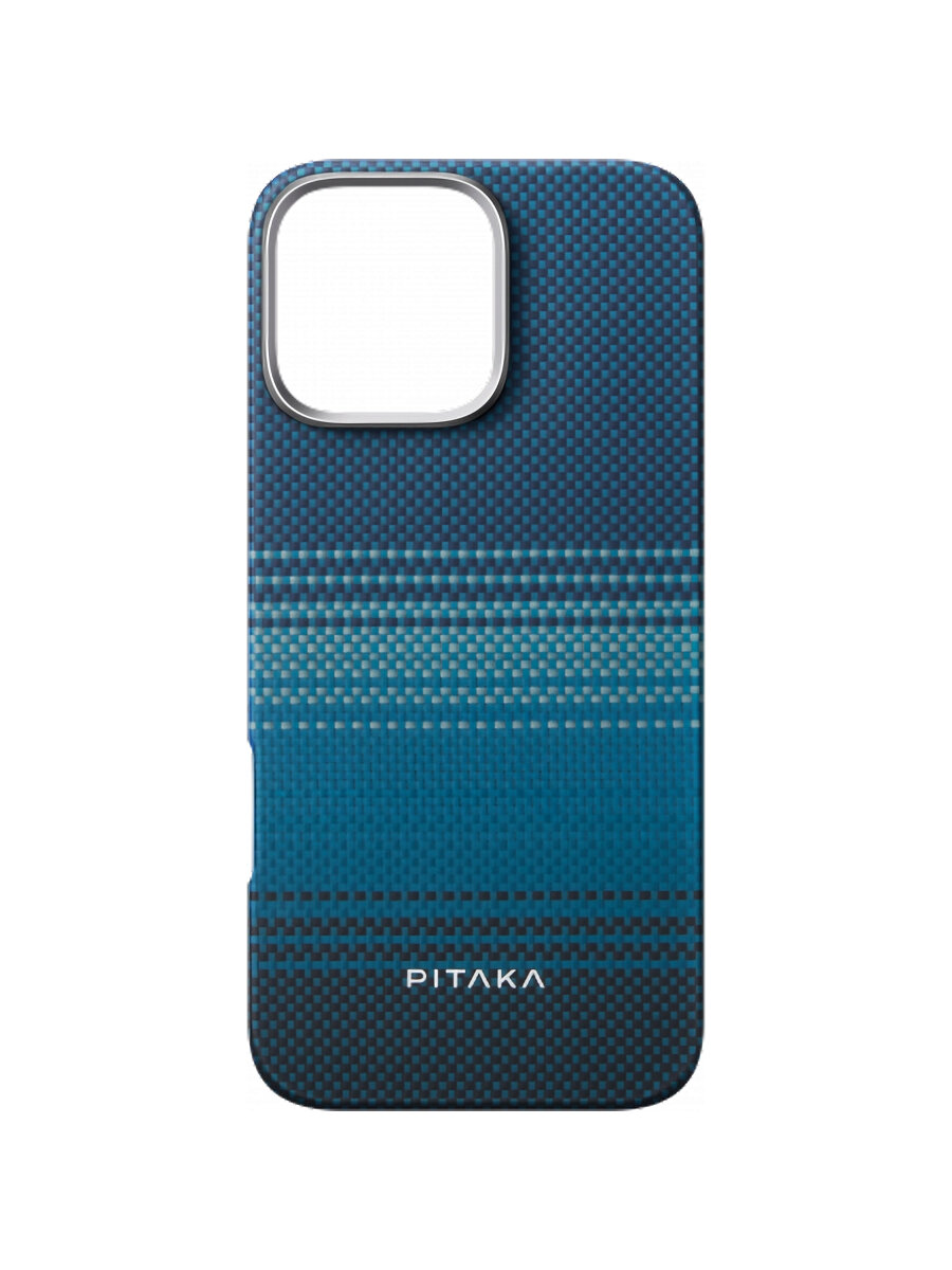 Чехол Pitaka Tactile Woven case для iPhone 16 Pro - Moonrise — фото 1
